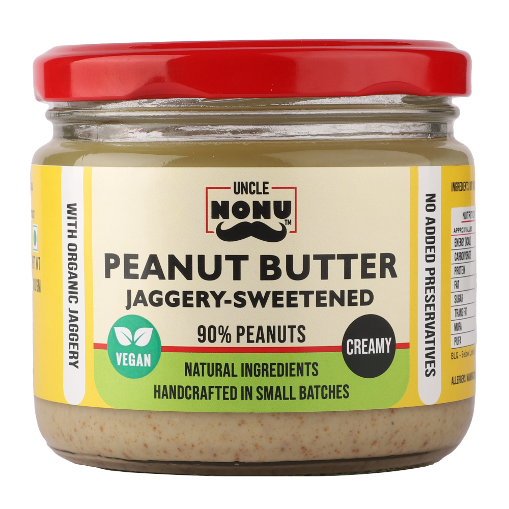Peanut Butter Creamy - Organic Jaggery Sweetened