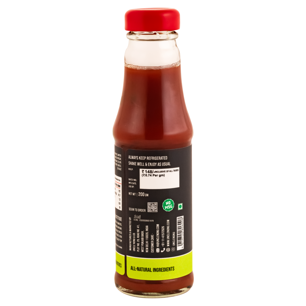 Jalapeno Ketchup (With Organic Raw Sugar) 200gm