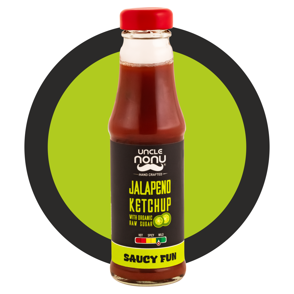 Jalapeno Ketchup (With Organic Raw Sugar) 200gm