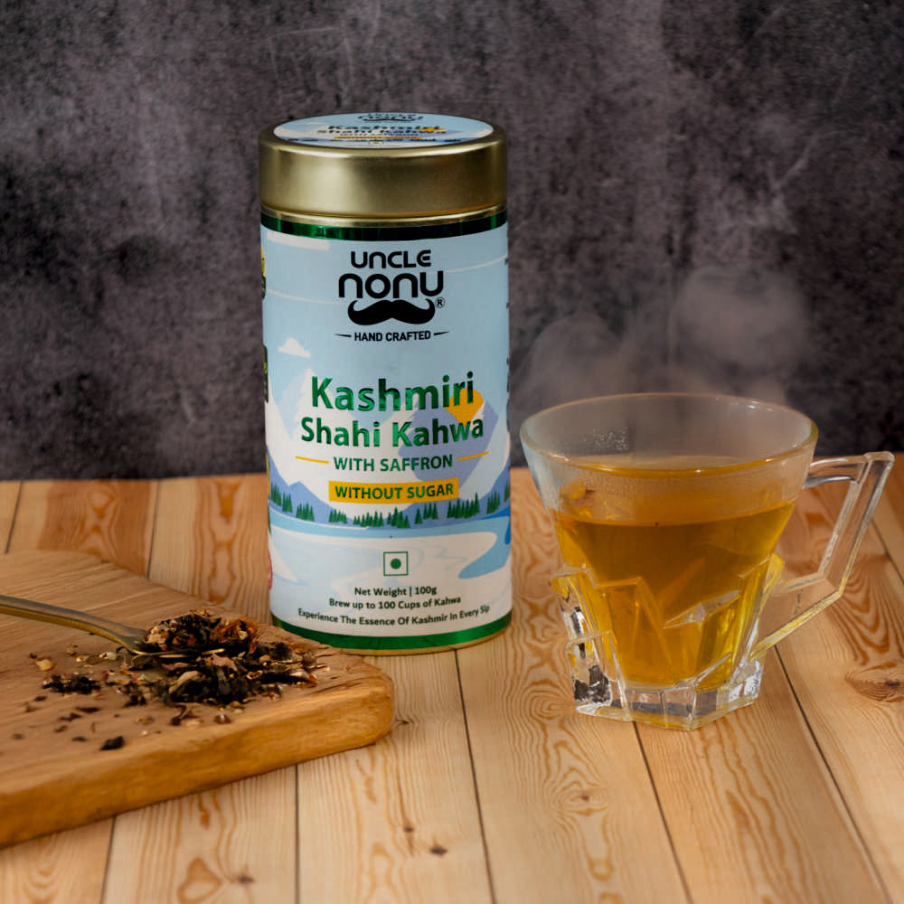 Uncle Nonu Kashmiri Shahi Kahwa | 100 Grams | 100% Natural Ingredients