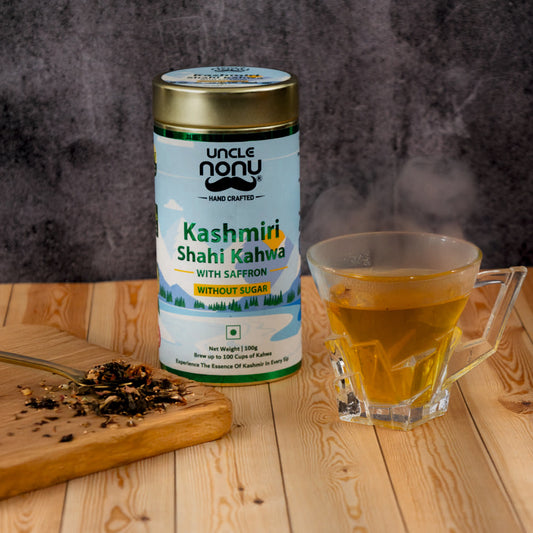 Uncle Nonu Kashmiri Shahi Kahwa | 100 Grams | 100% Natural Ingredients