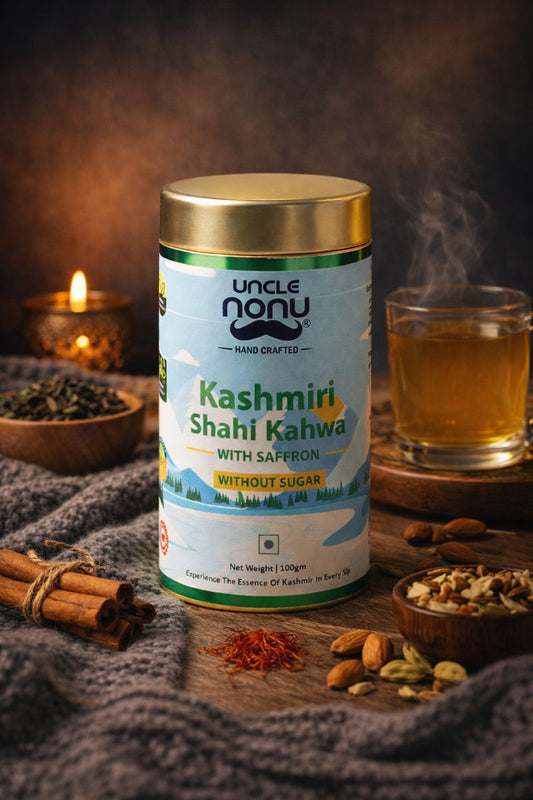 Uncle Nonu Kashmiri Shahi Kahwa | 100 Grams | 100% Natural Ingredients