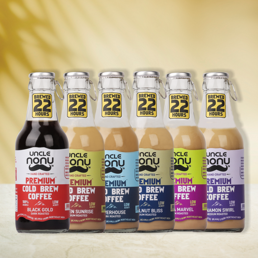 Assorted Premium Cold Brew Coffee (Pack Of 6)