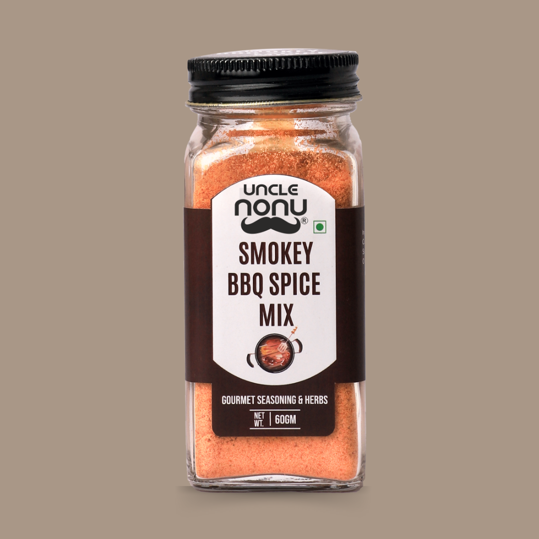 Smokey BBQ Seasoning | Gourmet Seasoning | 60 GM (Glass Bottle)