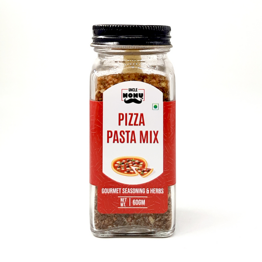 Pizza Pasta Spice Mix | Gourmet Seasoning | 60 GM (Glass Bottle)