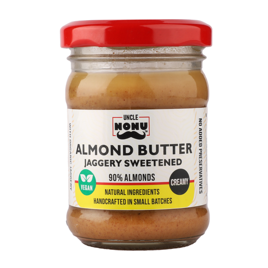 Almond Butter Creamy - Organic Jaggery Sweetened